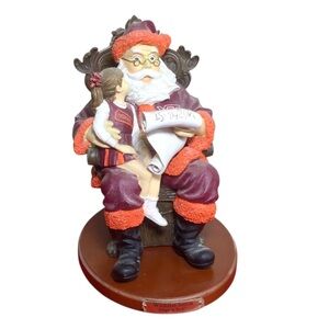 Virginia Tech Wishlist Santa Figurine Third In Limited Series 2000 NCAA